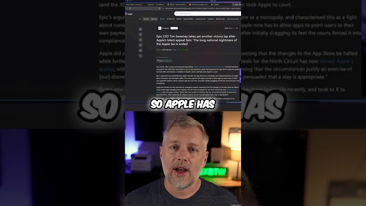 Apple pushing devs to Linux #linux #omarchy