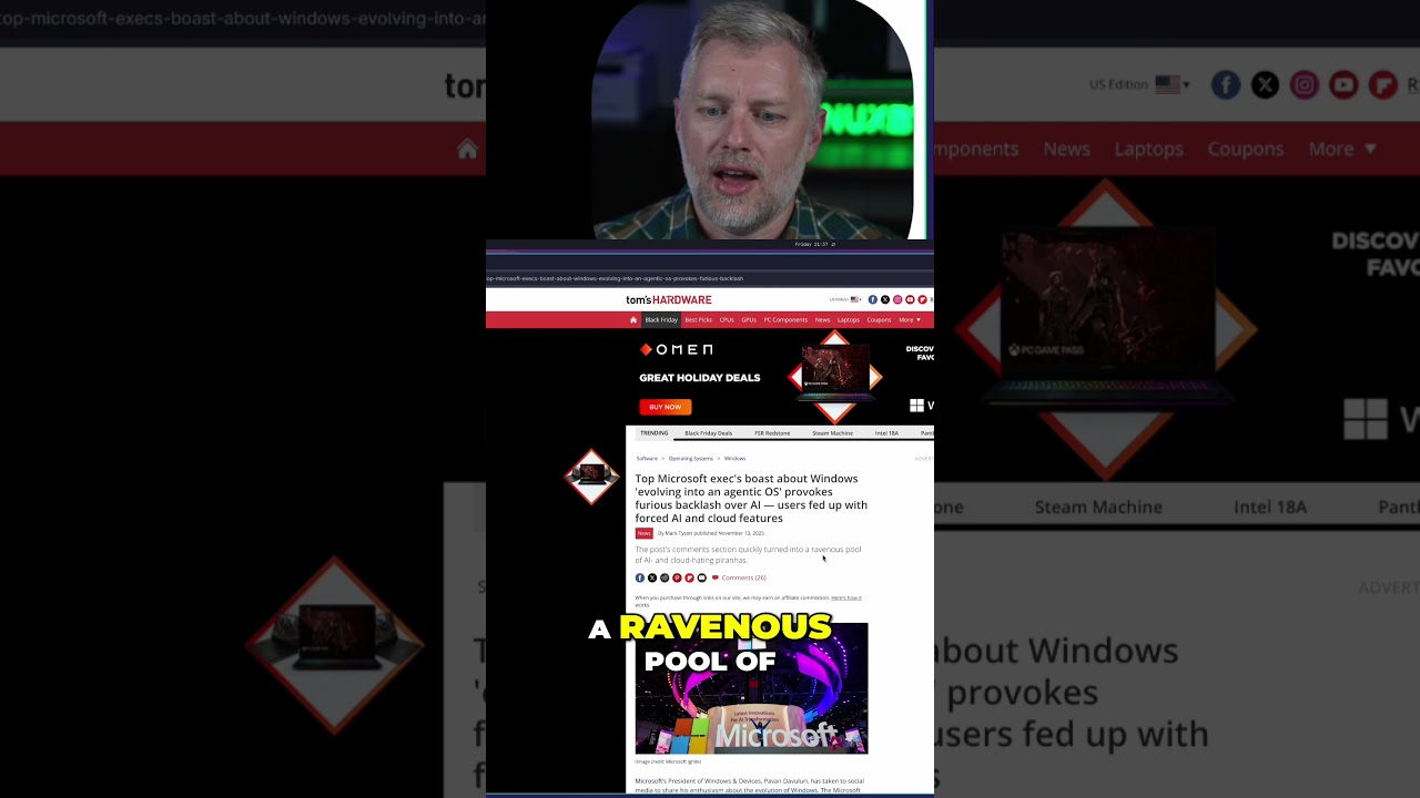 Everyone is mad at Microsoft, Linux wins! #gaming #tech #linux